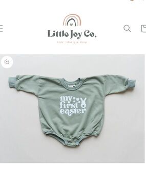 “My First Easter” bubble 6-9mo EUC